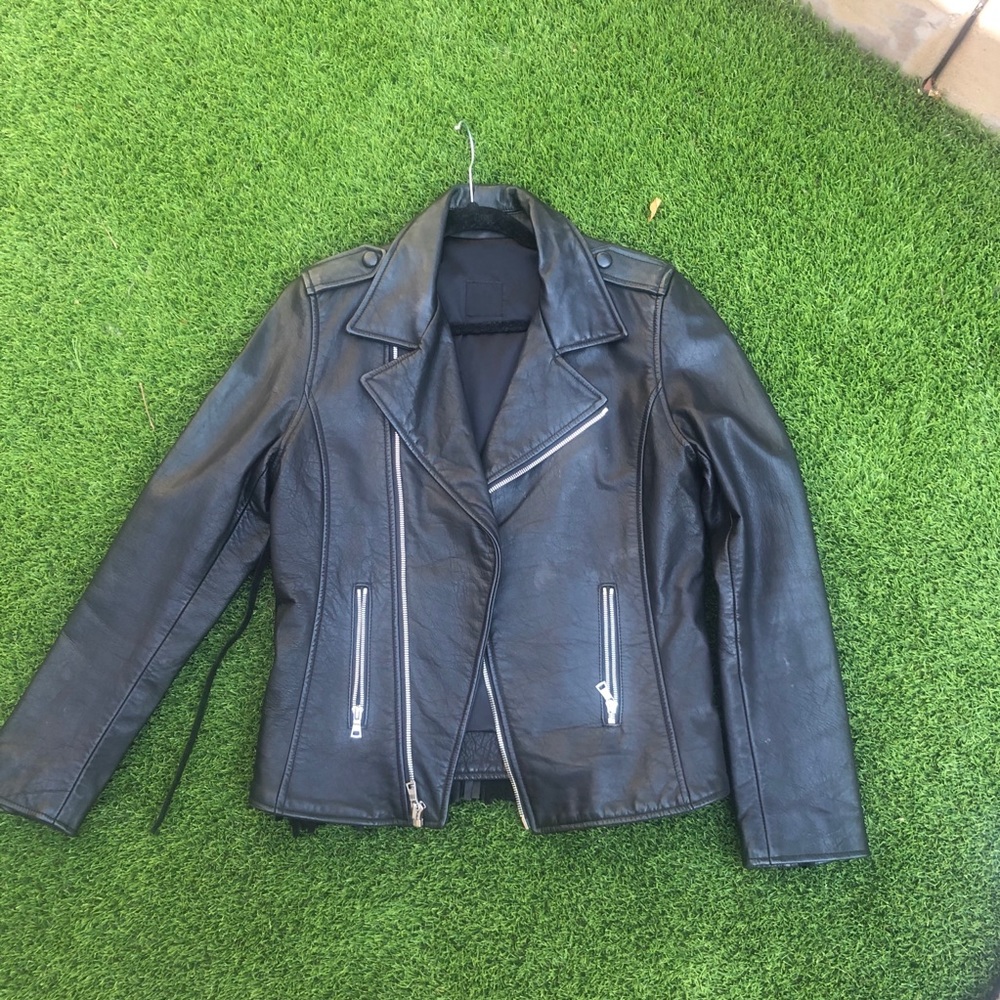R+A leather jacket